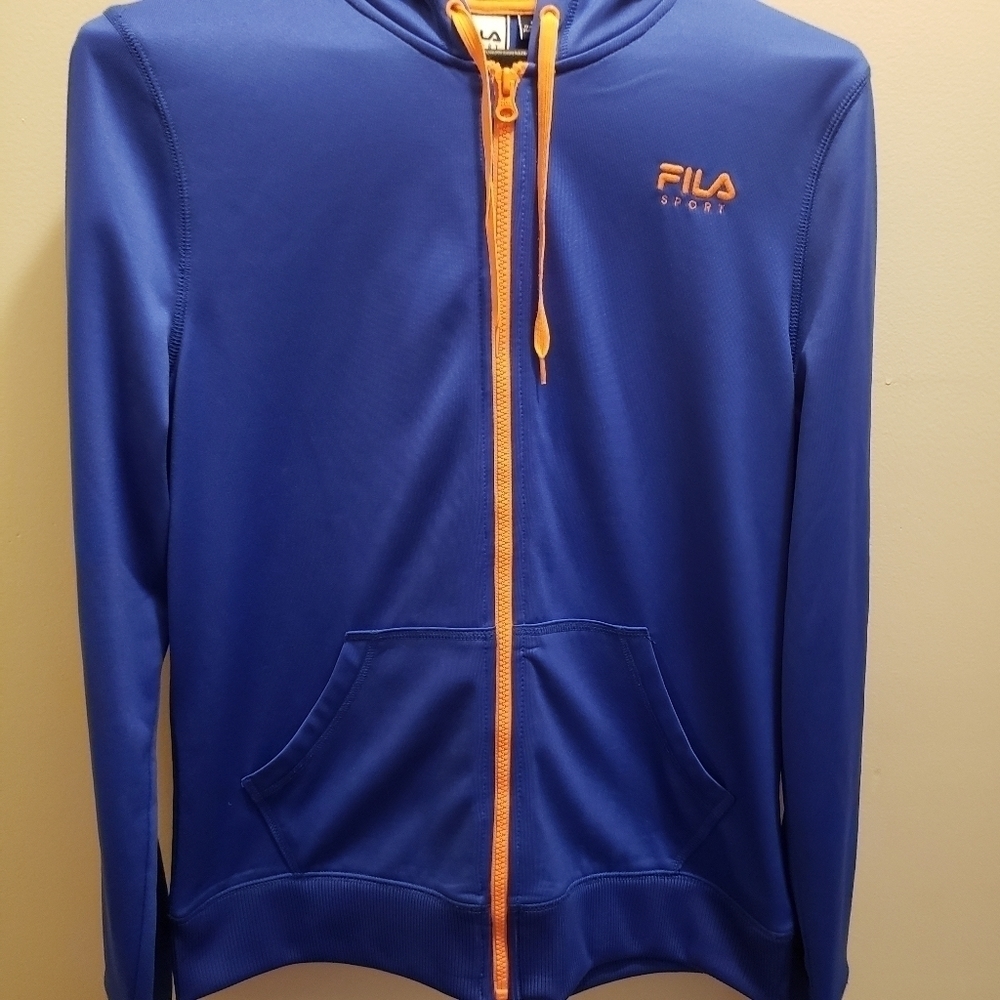 Fila Sport Performance Full Zip Blue & Orange Coat